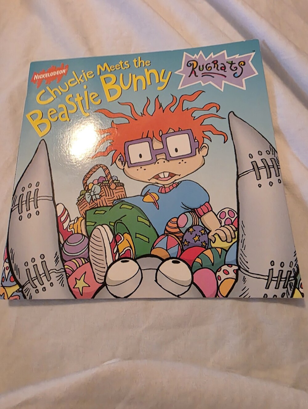 Vintage 2000 Rugrats Chuckie Meets the Beastie Bunny Paperback Children's Book